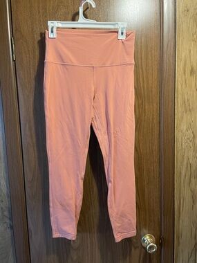 lululemon athletica Coral/Peach High-Rise Leggings